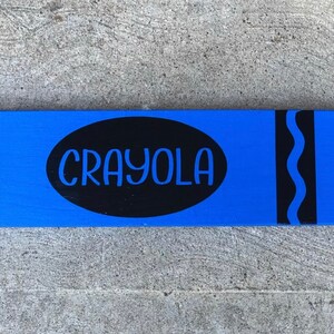 Personalized Crayon Name Sign | Teacher Gift - Etsy