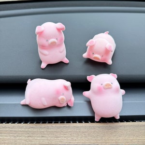 Cartoon Pig Car Ornament, Car Dashboard Decor, Cute Car Accessories, Funny Car Decor, Home Table Decor, Pig Figurine, Desktop Accessory