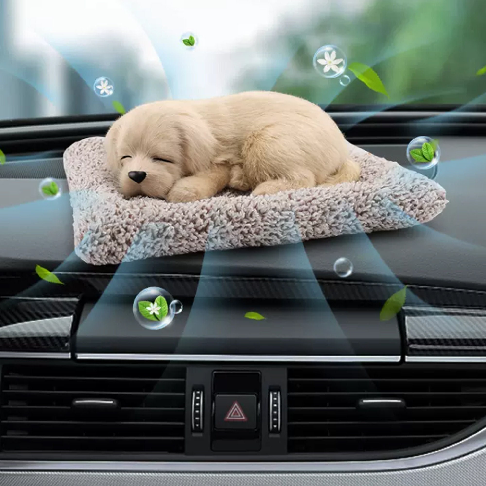 Auto Dashboard Dekoration Zubehör Lustige Kawaii Nickte Hund Teddy