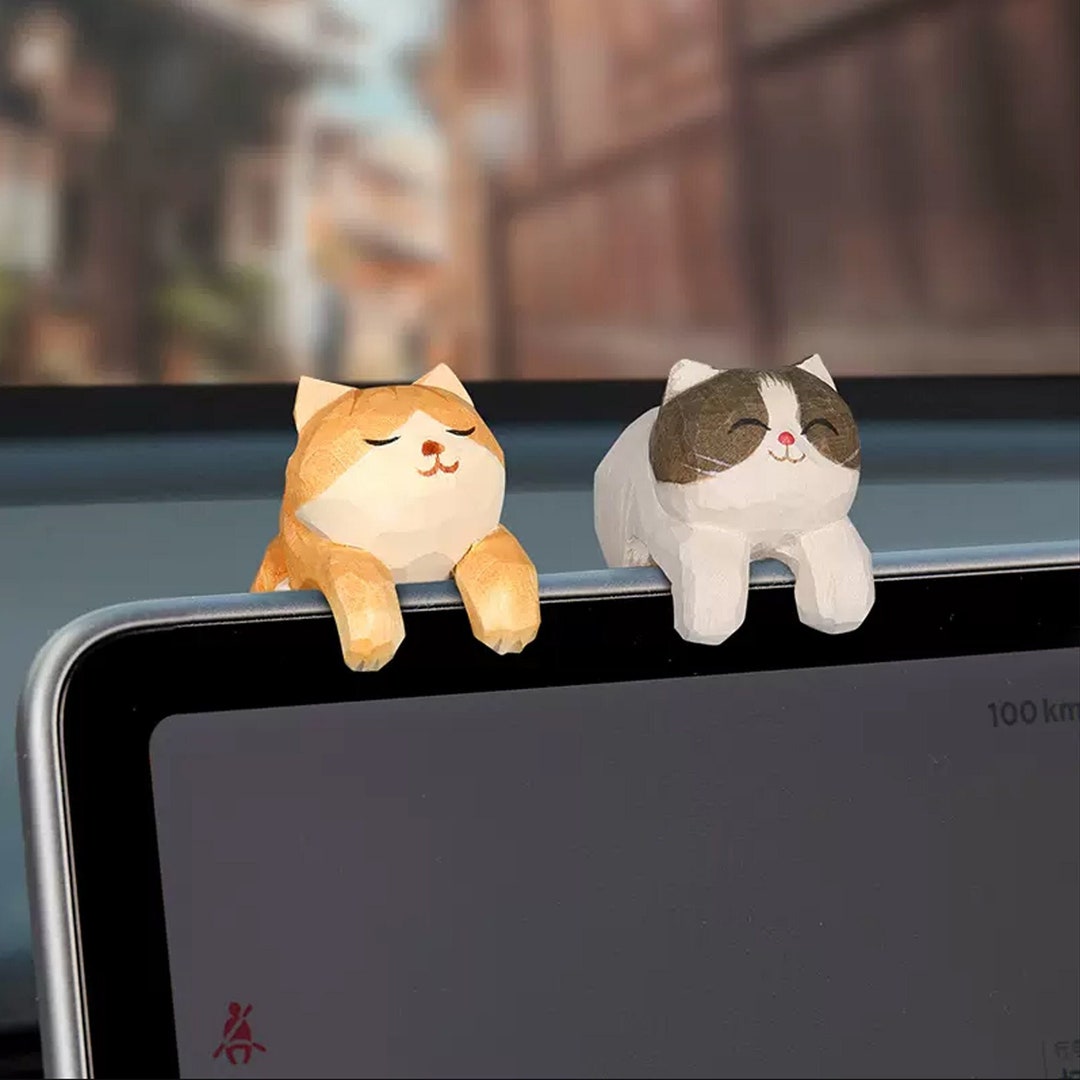 Cute Cat Car Accessories, Car Screen Ornaments, Shiba Inu Ornament