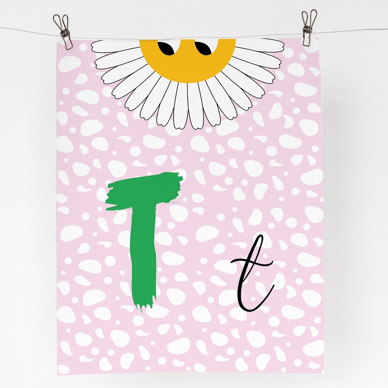 alphabet wall letters printable abc wall art for nursery etsy