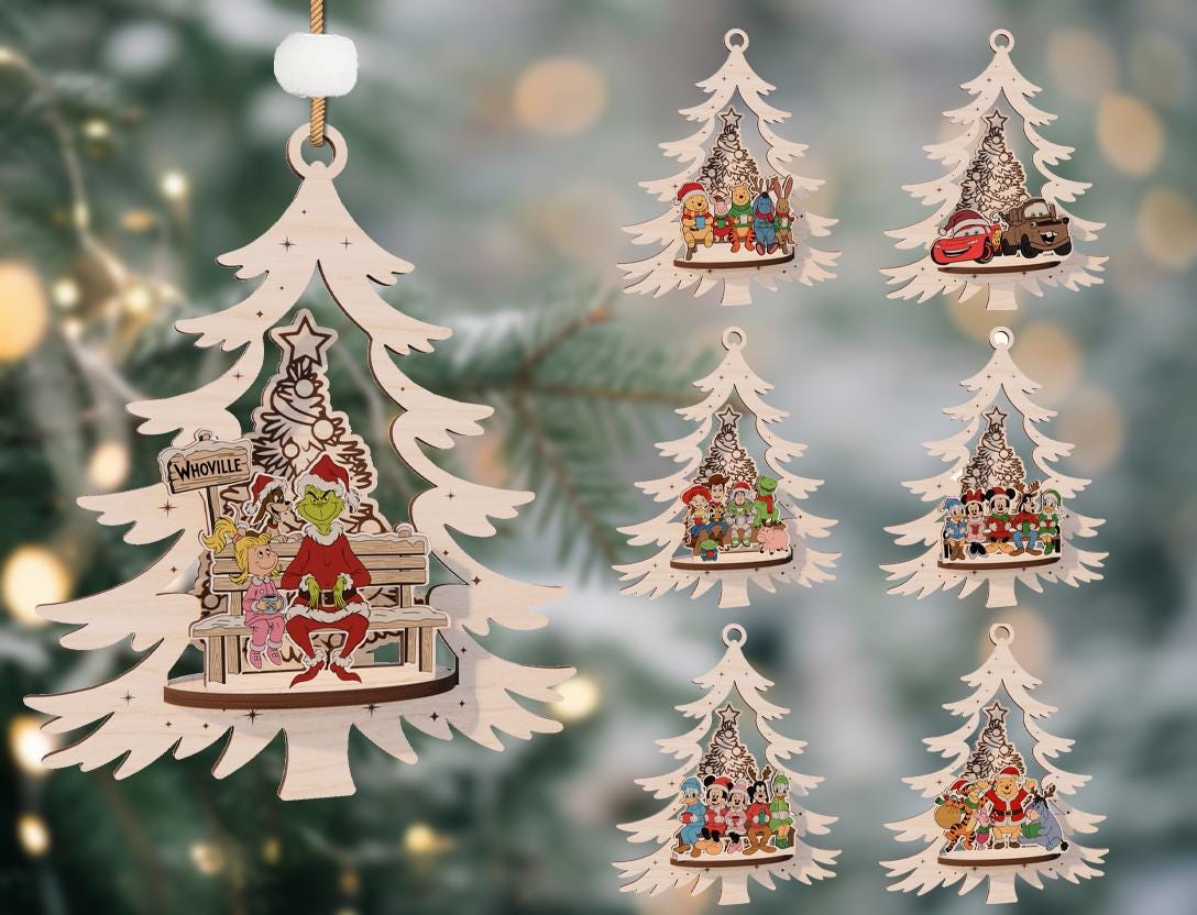 ピクサーのクリスマスオーナメント - Etsy 日本