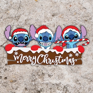 Kerst Cartoon deur teken SVG, Merry Christmas teken SVG, kerst deur hanger SVG, laser gesneden bestanden, welkom cartoon SVG, Glowforge SVG-bestanden