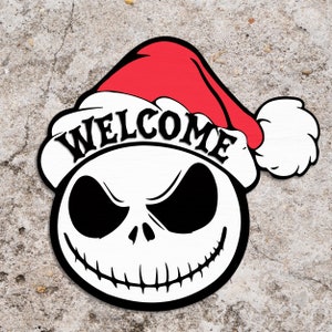 Cartello per porta di Natale in formato SVG, cartello di Buon Natale in formato SVG, appendiabiti per porta di Natale in formato SVG, file tagliati al laser, file SVG di benvenuto di Natale, file in formato SVG Glowforge