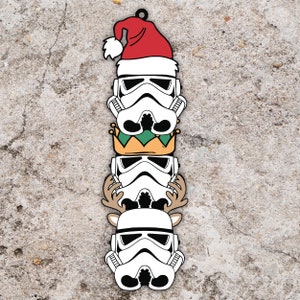 Signo de puerta de dibujos animados de Navidad svg, signo de feliz Navidad svg, colgador de puerta de Navidad SVG, archivos cortados con láser, SVG de dibujos animados apilados, archivos svg Glowforge
