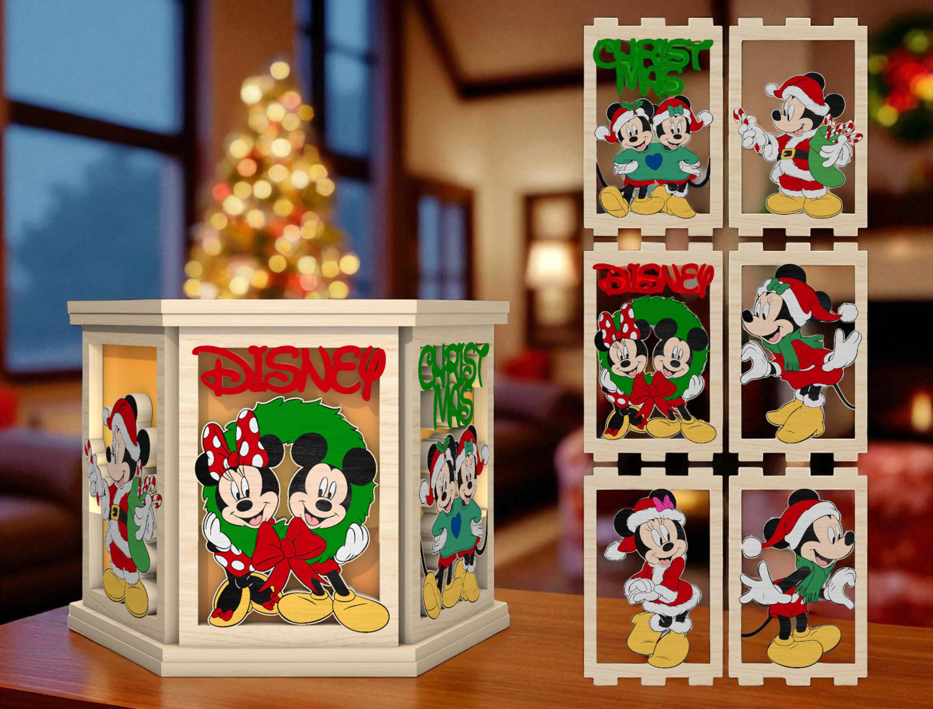 Weihnachten Mickey Konfetti – 200 Stück, Rot, Grün, Silber, Für Party-Deko, Geburtstag, Fest