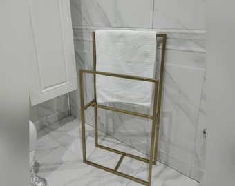 Free standing towel holder - towel rack - towel rods - towel holder - pool towel holder - pool tower hanger, freestanding towel rack