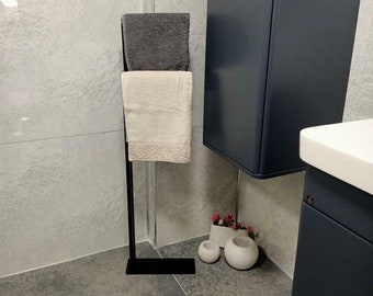 Free standing towel holder- towel rack, modern useful towel hook, roll paper holder, minimalist, standing towle rack, paper towel holder