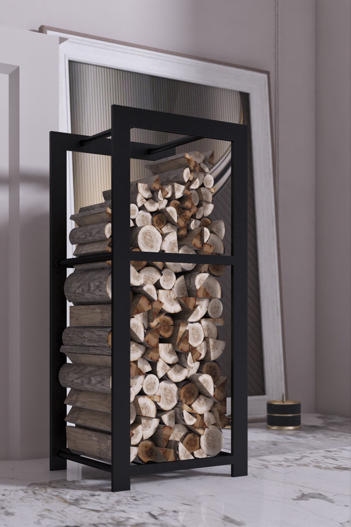 Firewood Holder Indoor Firewood Rack Firewood Storage Etsy Australia