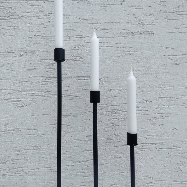 Black Candlestick Etsy