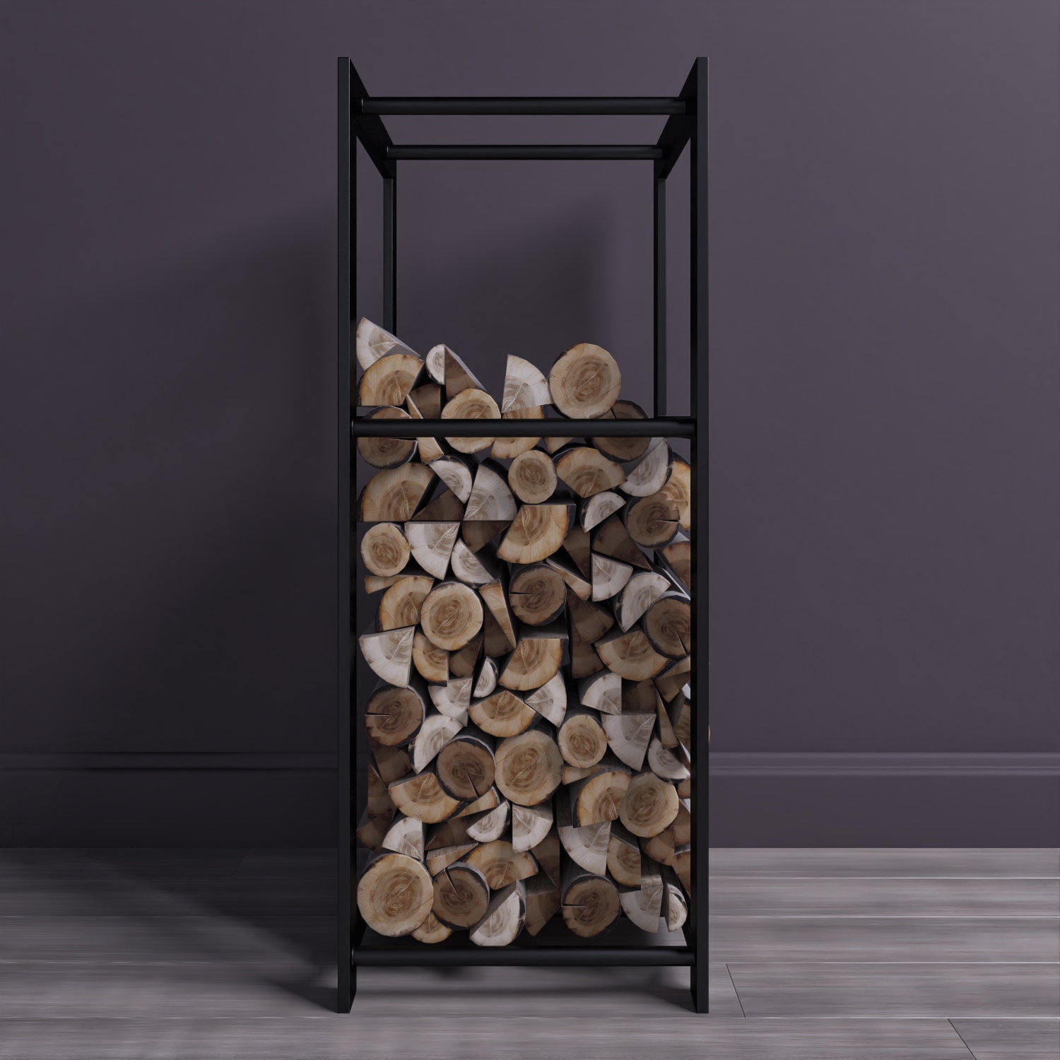 Firewood Holder Indoor Firewood Rack Firewood Storage Etsy