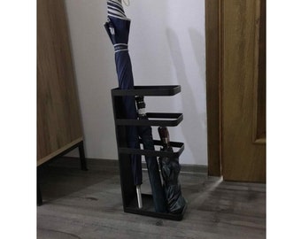 Umbrella Stand| umbrella holder | walking cane stand | magazine stand |  walking stick stand | Entryway organizer | handmade home decor