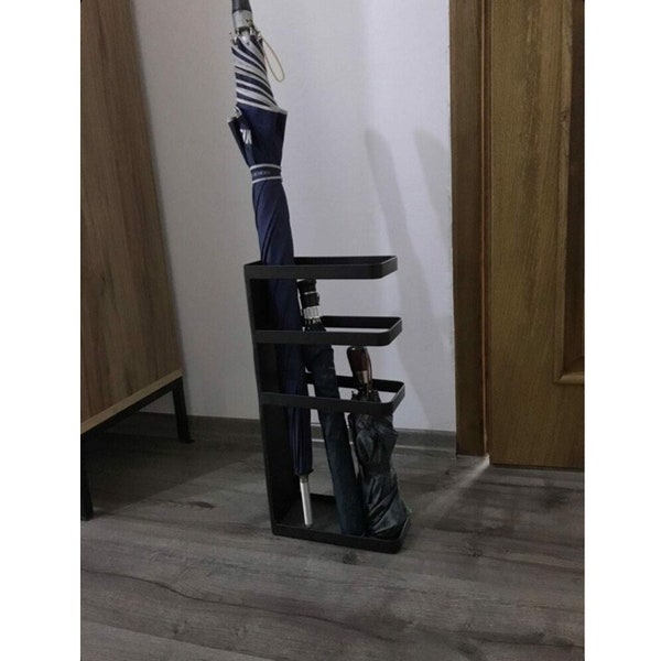 Umbrella Stand| umbrella holder | walking cane stand | magazine stand |  walking stick stand | Entryway organizer | handmade home decor