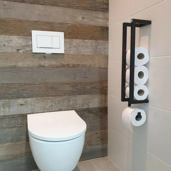 Wall mounted toilet paper holder and storage, roll holder, roll paper holder, wall mounted roll paper holder