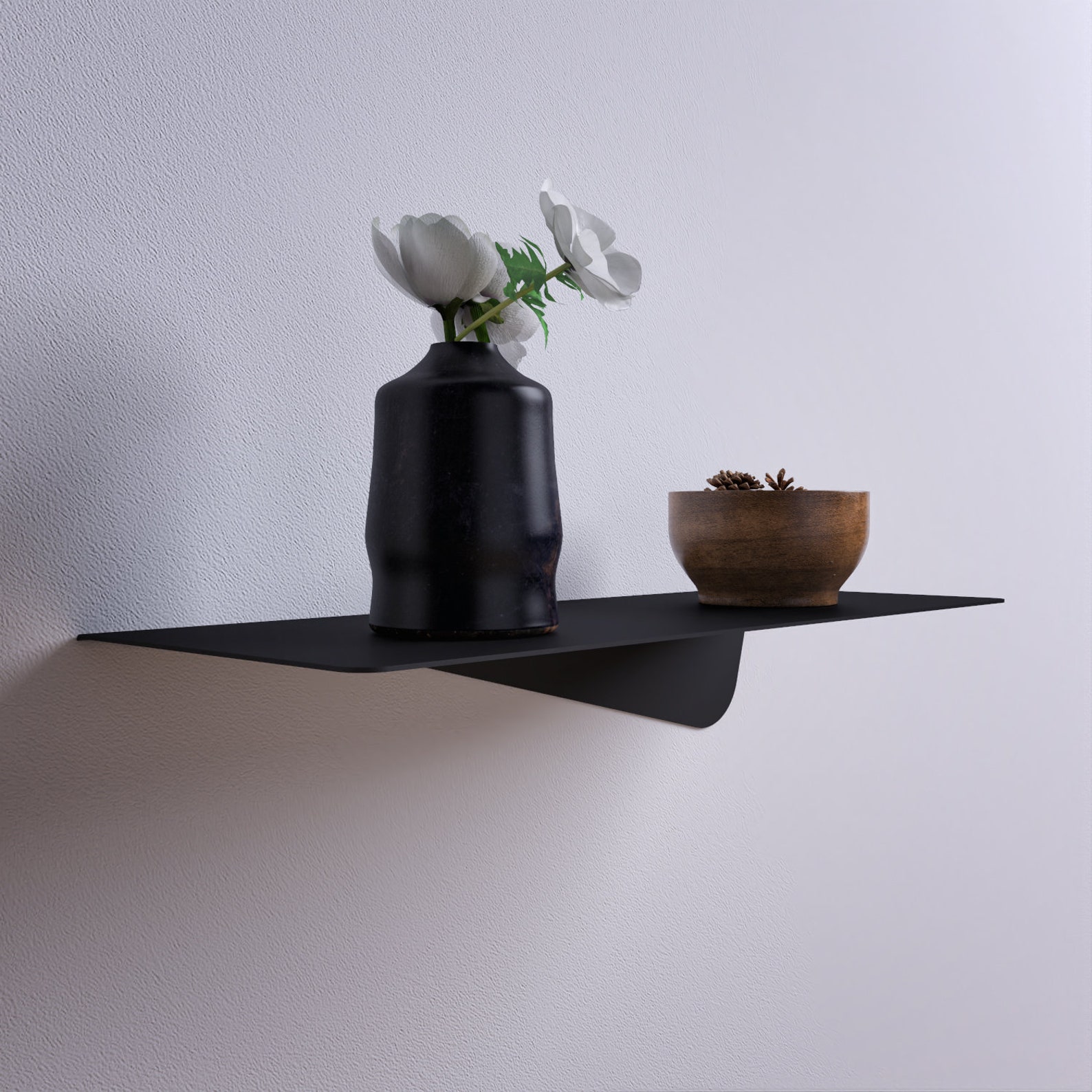 Nightstant Floating Nightstand Modern Metal Bedside Shelves Etsy