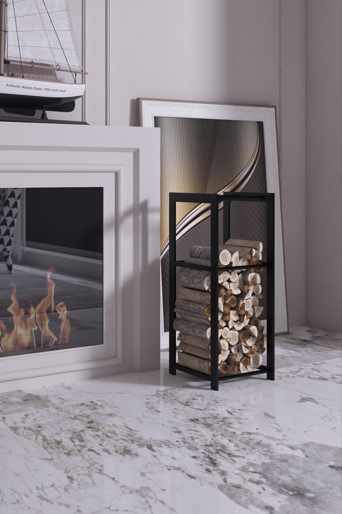 Firewood Holder Indoor Firewood Rack Firewood Storage Etsy Australia