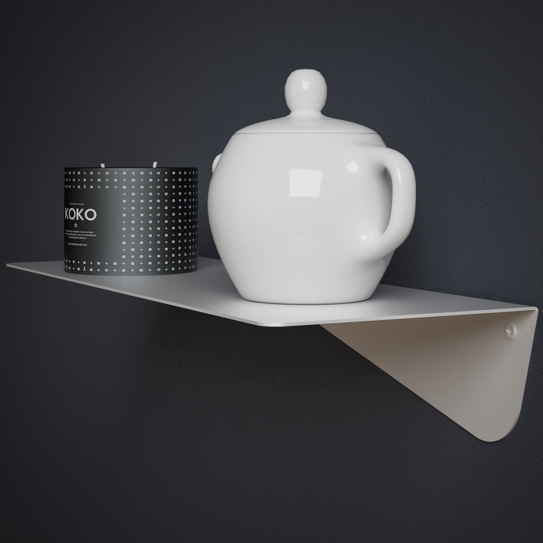 Nightstant, Floating Nightstand, Modern Metal Bedside Shelves