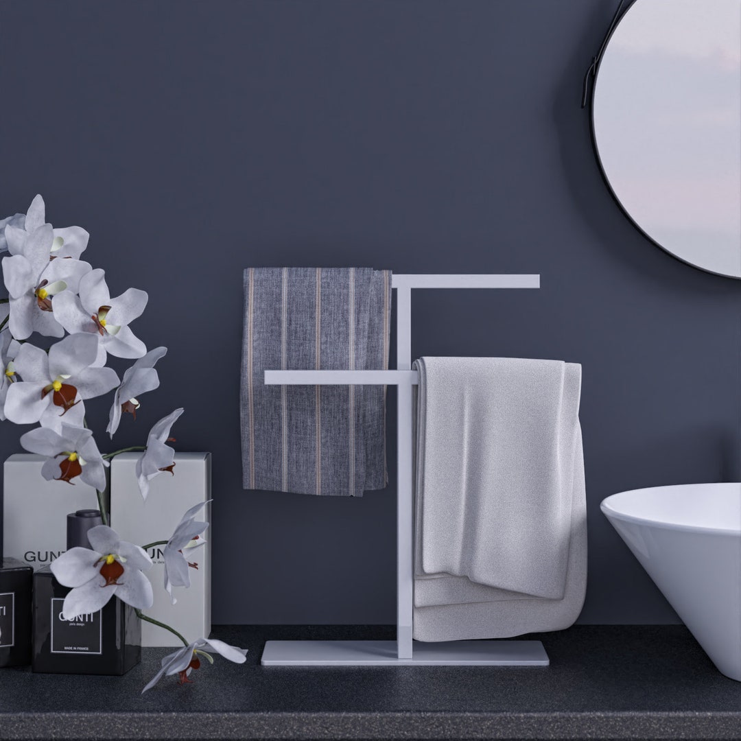 Counter Top Hand Towel Holder, Bathroom and Kitchen Towel Holder