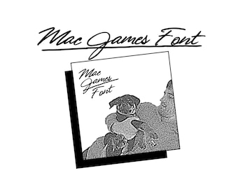 MAC JAMES font / Inspired by the MJ's album Thriller