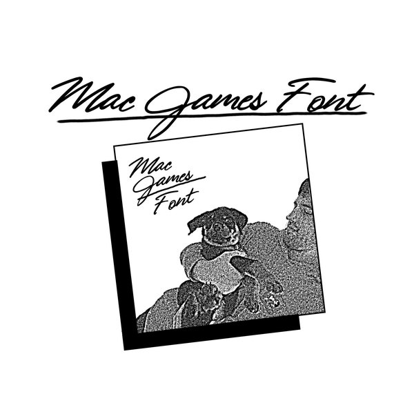 MAC JAMES font / Inspired by the MJ's album Thriller