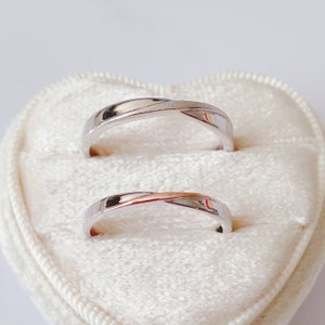 Couple Rings, Matching Rings, Ring Set, Wedding Bands, Adjustable Rings, Sterling Silver Rings,Promise Rings,Anniversary Rings EM379