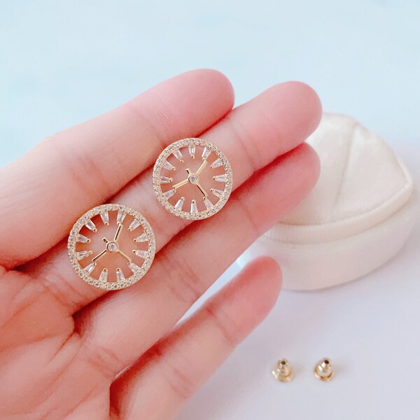 Clock Earrings Etsy
