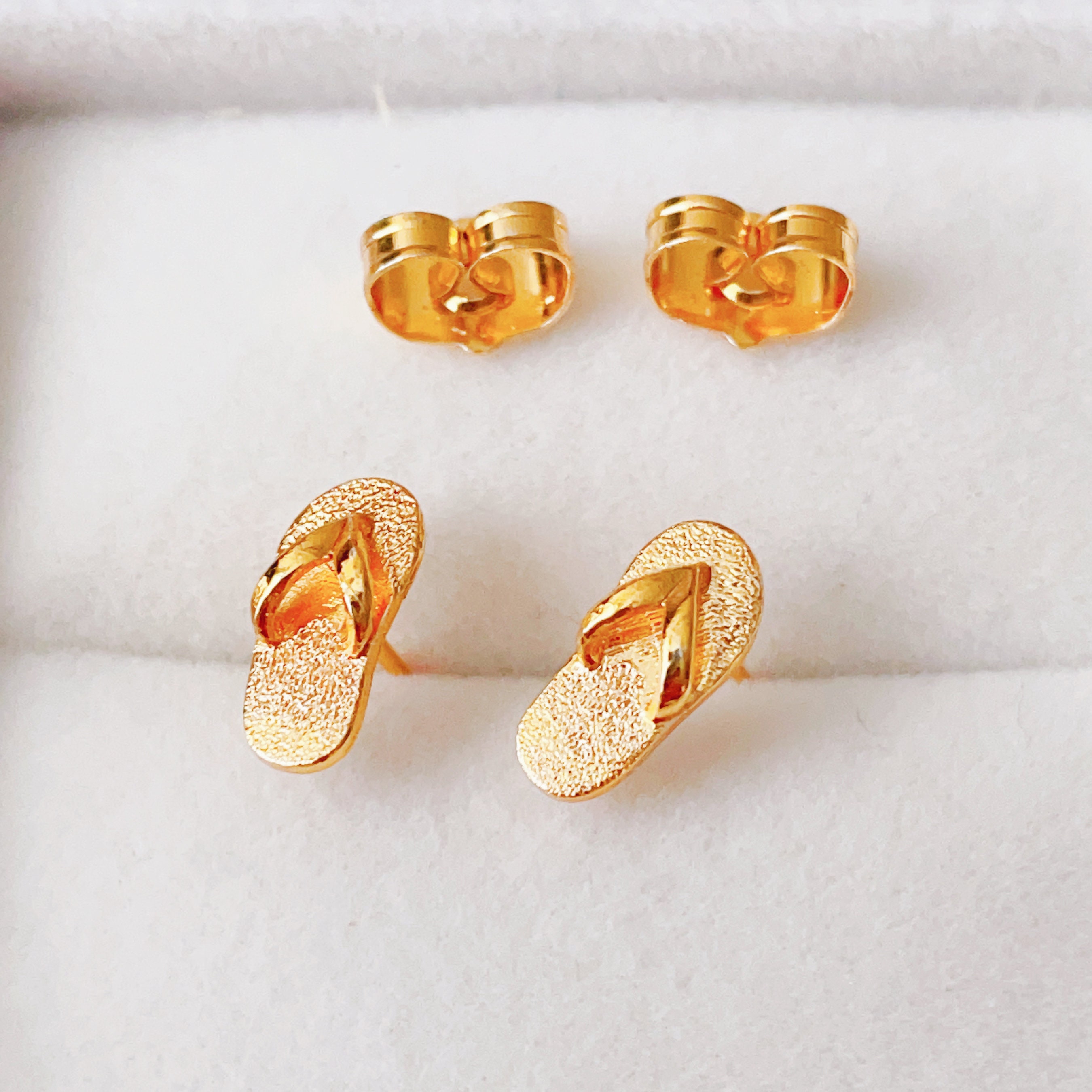 Sandal earrings sale