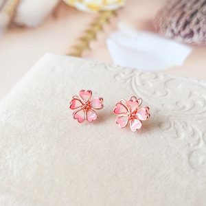 Generic Thaya S925 Sterling Silver Earrings Cherry Blossom Earrings For Women  Hypoallergenic Flower Earring Studs Fashion Fine Jewelry @ Best Price  Online