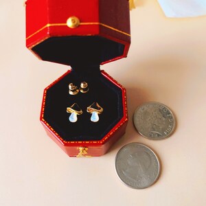 Tiny Gold Mushroom Stud Earrings, 14K Gold Tiny Mushroom Earrings, Gold Stud Earrings, Cute ...