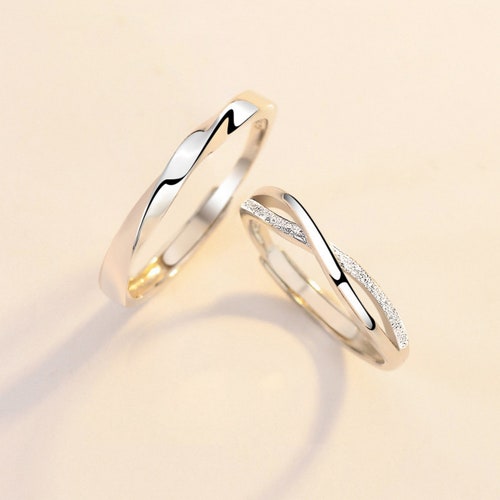 Couple Rings Matching Rings Ring Set Wedding Bands - Etsy