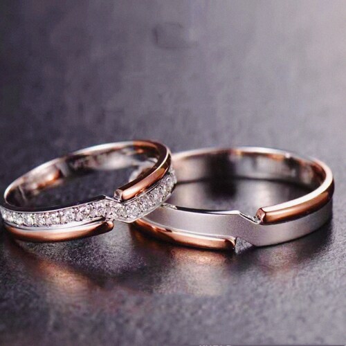 Couple Rings Matching Rings Ring Set Wedding Bands - Etsy