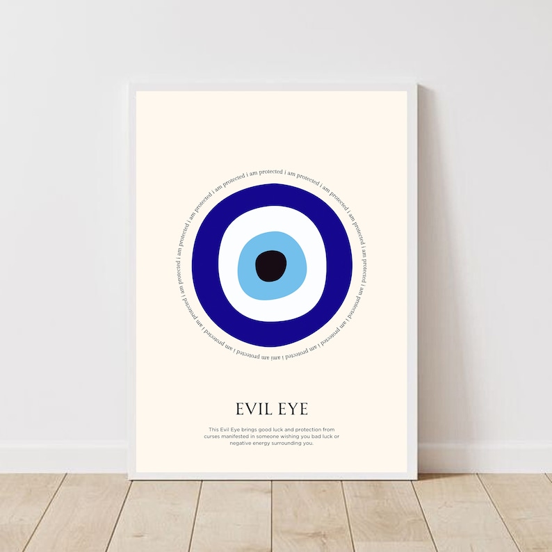 Evil Eye Printable Evil Eye Poster Evil Eye Print Protection Evil Evil Eye Printable Evil Eye Poster Evil Eye Print Protection Evil