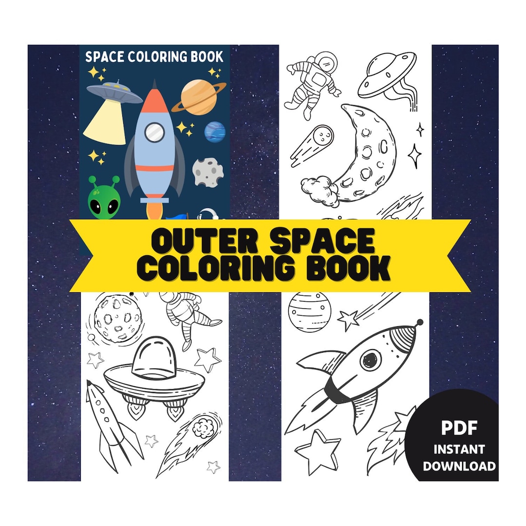 Space Coloring Pages, Kids Coloring Pages, Space Pdf, Coloring Pages, Coloring Printables ...