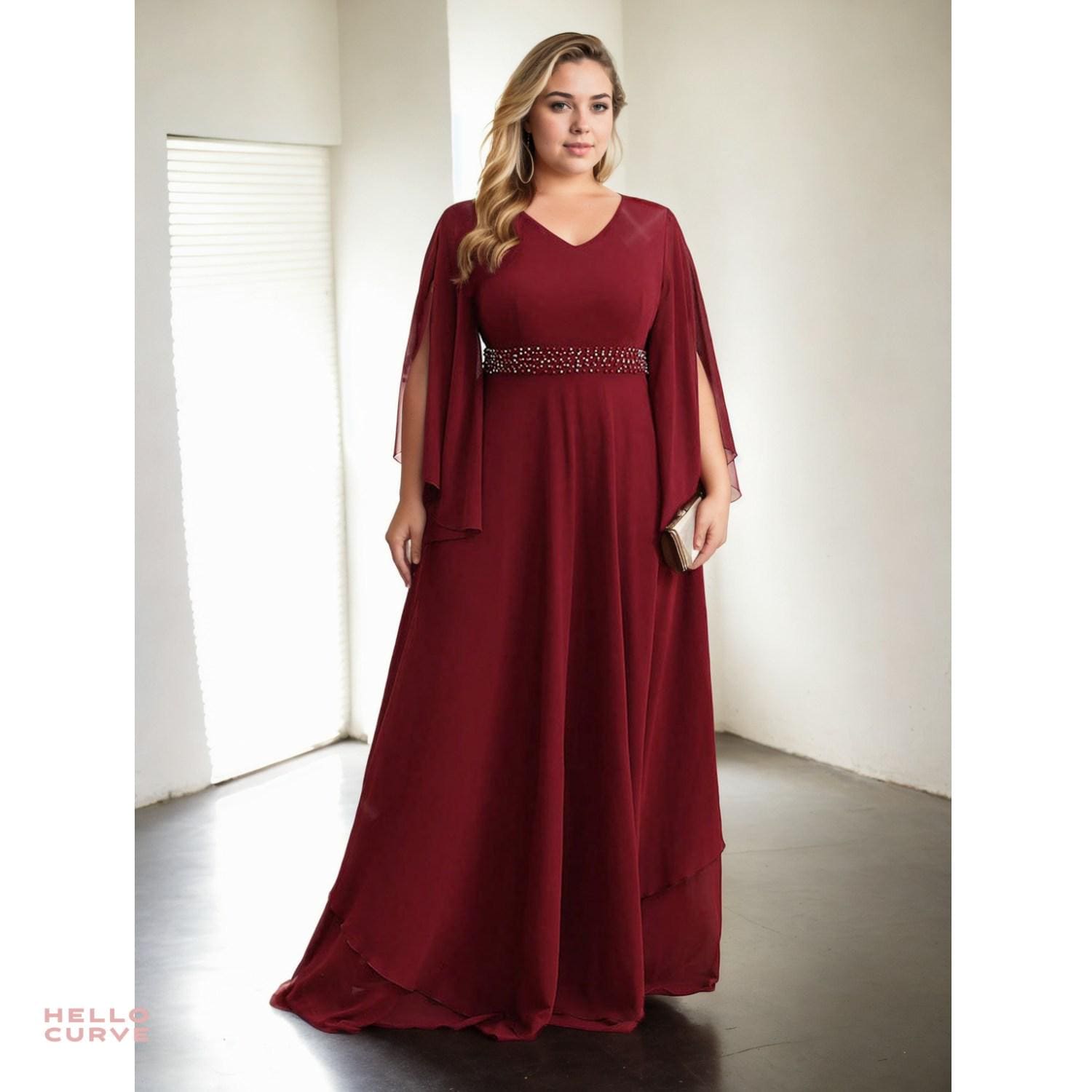 green emerald velvet dress Sydneys Closet SC8115 Size 20 Red Plus Size Satin A Line Formal Cockta –  Glass Slipper Formals