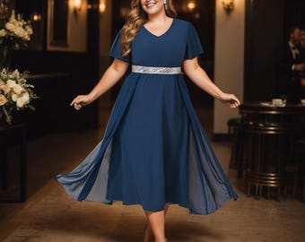 green emerald velvet dress Plus Size Glamorous Sequin Ruffle Sleeve Maxi Formal Evening Dress