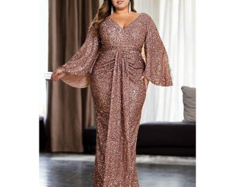 slim fit dress slacks Primavera Couture 14004 Size 22 Gold Long Fitted One Shoulder Sequin P –  Glass Slipper Formals main image 0