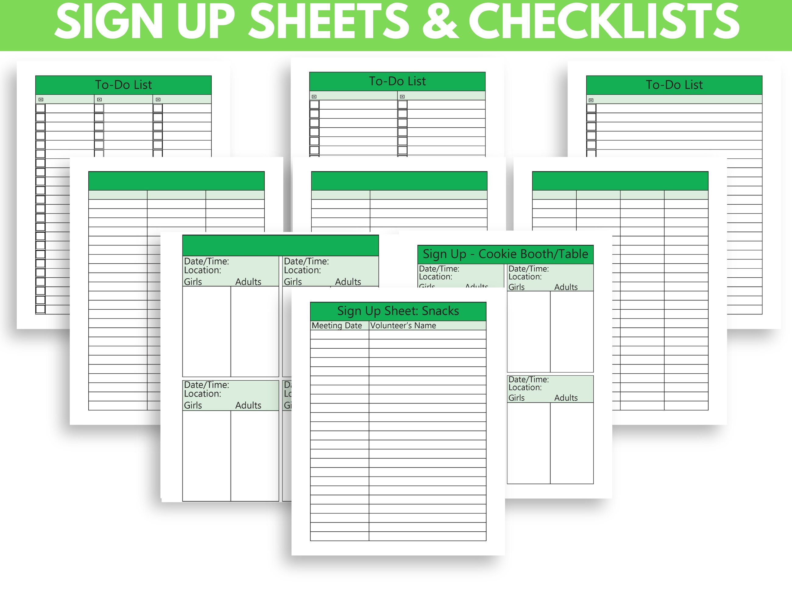 Scout Troop Leader Binder! Planning For- Meeting, Activity, Trip ...