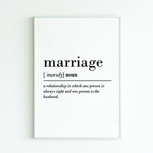 Definition des Ehepaares, druckbare Kunst, digitaler Download, Heiratsgeschenke, Geschenke für Paare, Schlafzimmerdrucke, Jahrestagsgeschenke, Geburtstagsgeschenk