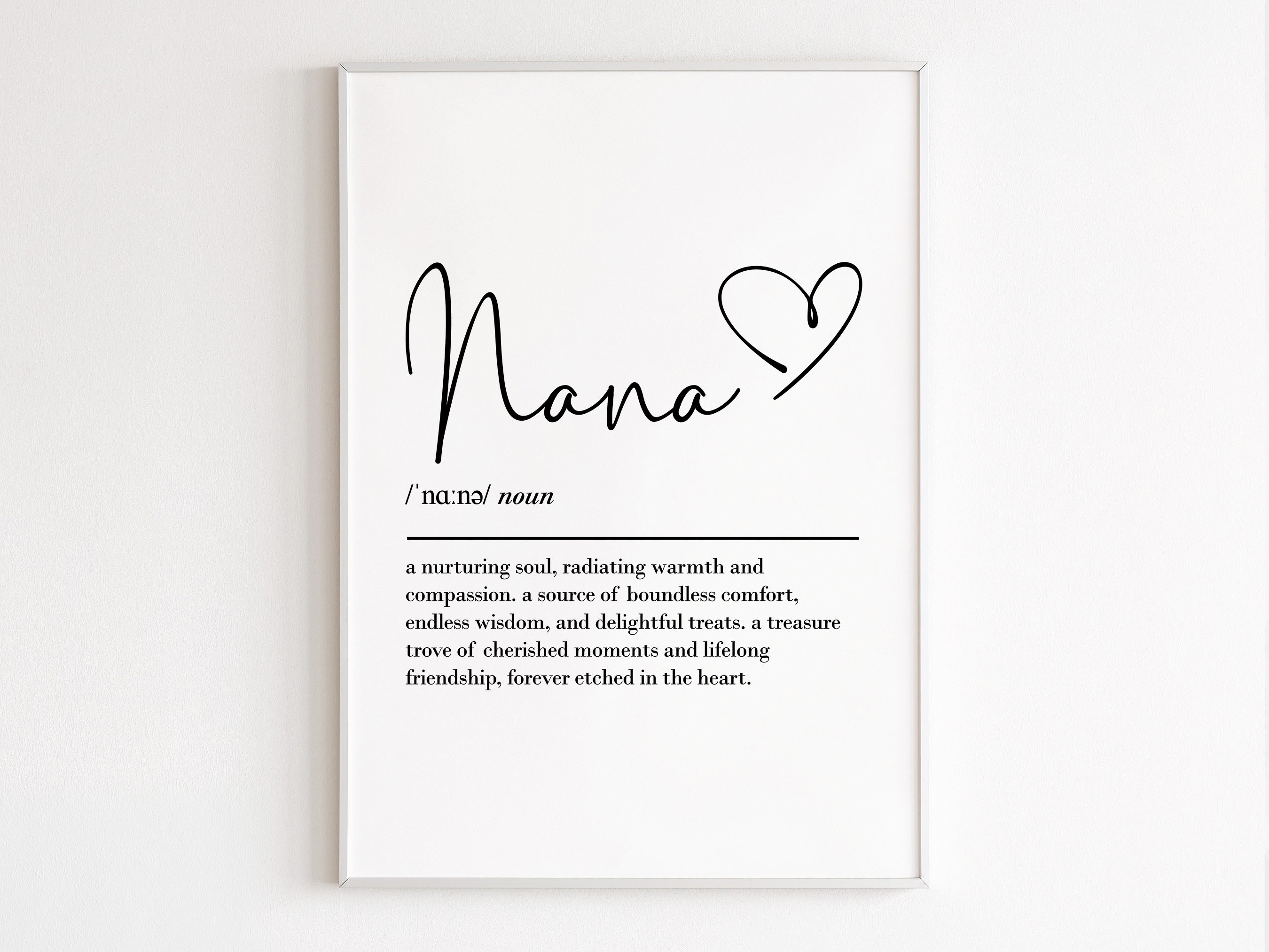 Slber NANA Halskette, Nana Geschenk, Nana Schmuck, Geschenke Für Nana