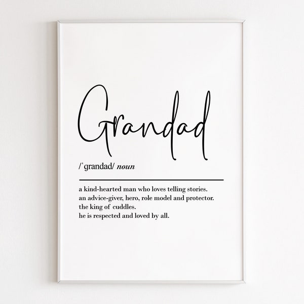 Grandad - Etsy UK
