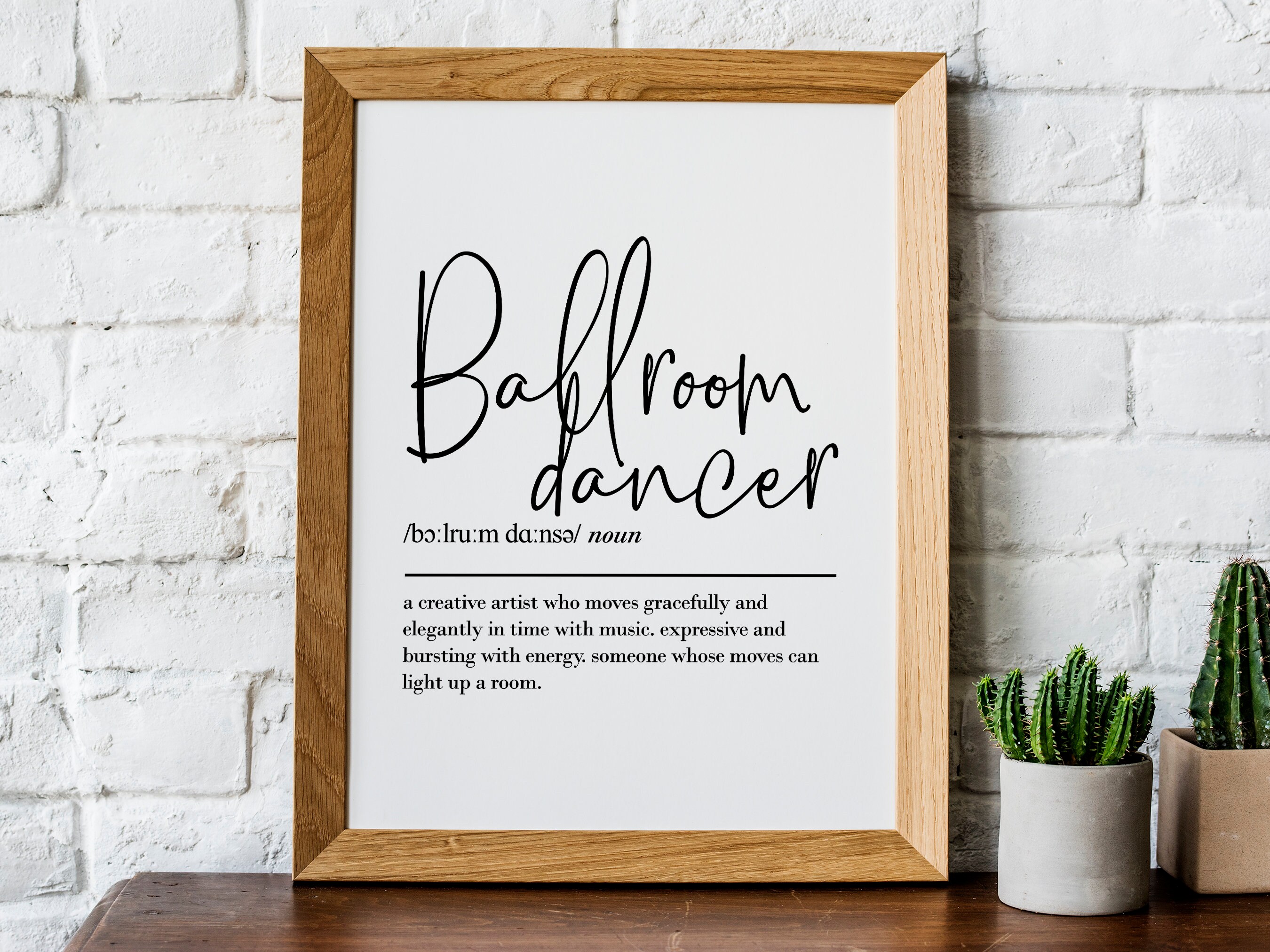 Ballroom Dancer Definition, Printable Wall Art, Digital Download ...