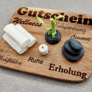Einzigartiger Gutschein "Wellness" - ein kleines Kunstwerk für den besonderen Moment