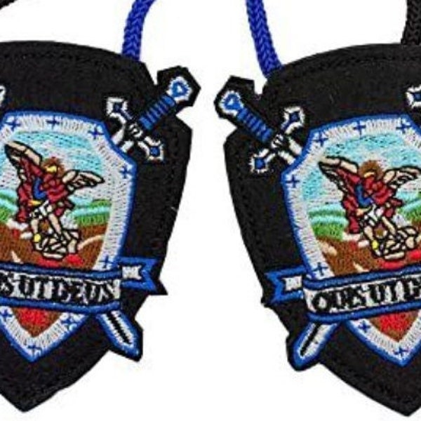 St. Michael Sword & Shield Black Scapular