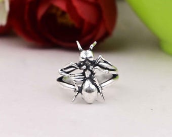 Silver Ant Ring, Insect Jewelry, Geek Gift