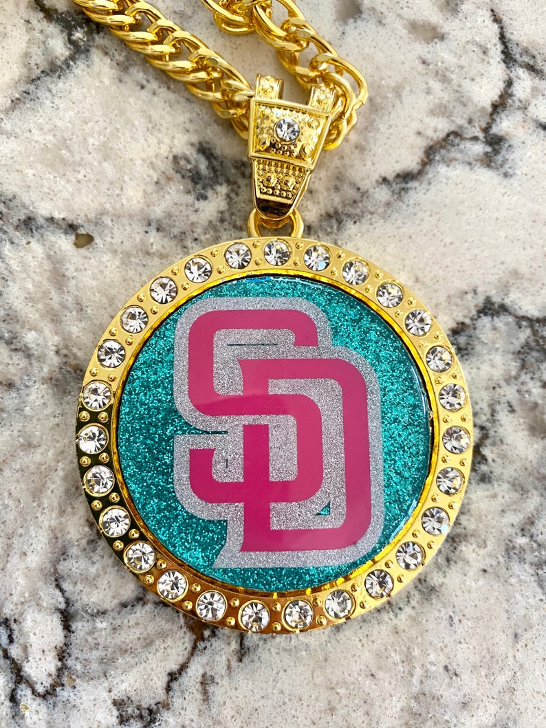 Padres City Connect Inspired Spinning Swag Chain Necklace. Etsy