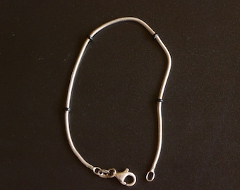 Vintage Sterling Silver Anklet 925