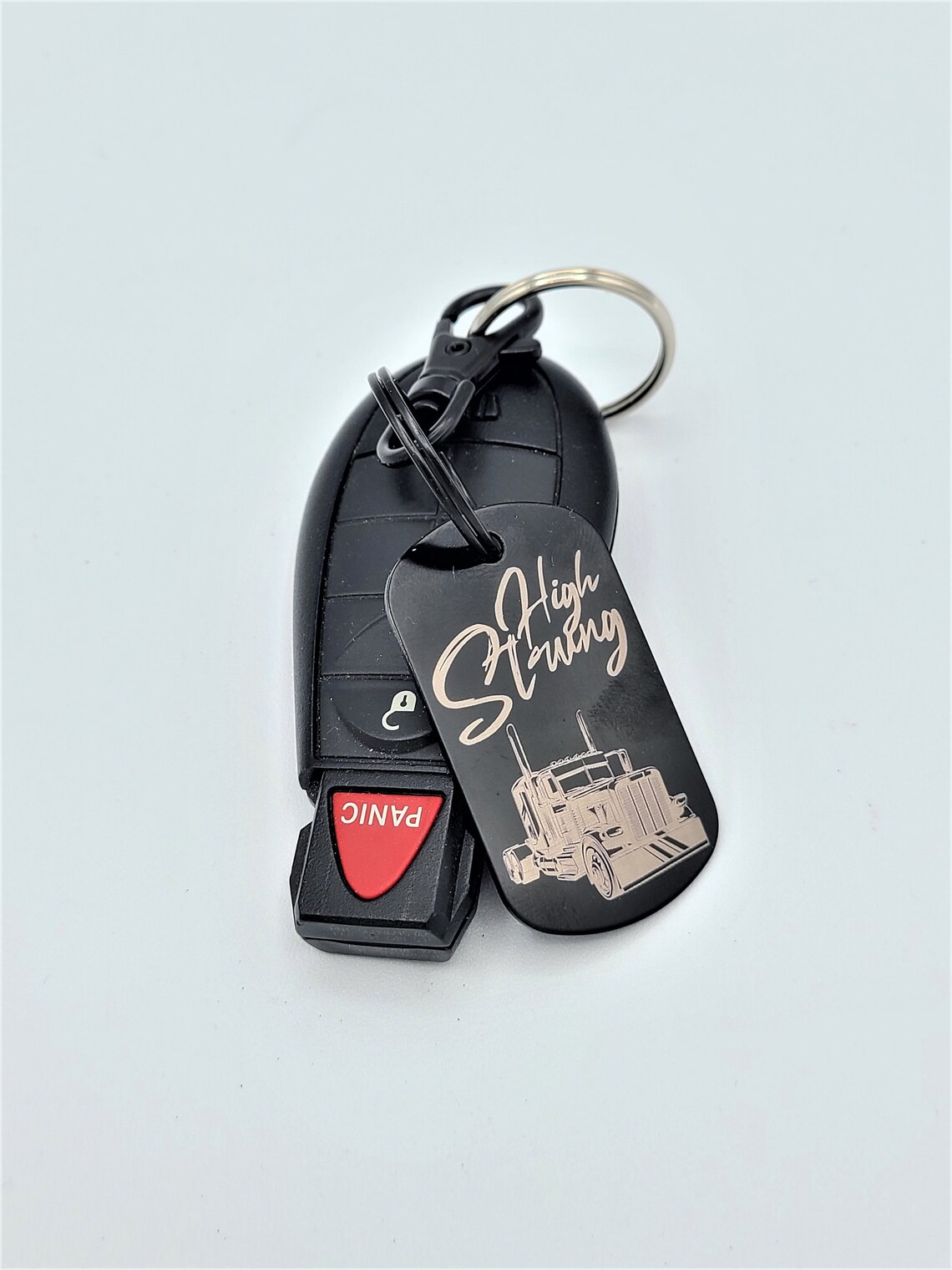 High Strung Designed Stainless Steel Keychain Life Behind the Wheel