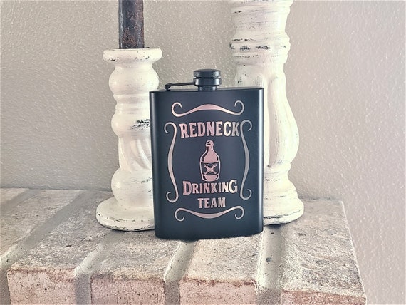 8oz Redneck Stainless Steel Flask 8oz Redneck Stainless Steel Flask