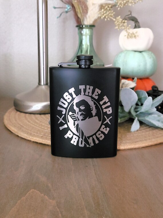 8oz With a Great Mustache Comes Great Responsibility v4 Stainless Steel Flask 8oz With a Great Mustache Comes Great Responsibility v4 Stainless Steel Flask