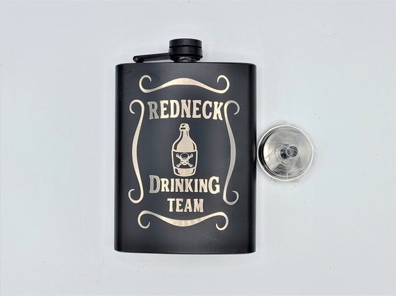 8oz Redneck Stainless Steel Flask 8oz Redneck Stainless Steel Flask